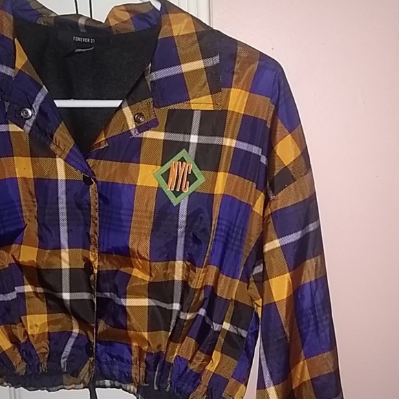 Cropped NYC Coach Jacket from FOREVER 21 - Picture 2 of 5